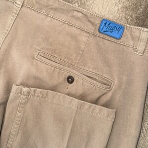 Mugsy Belmonts Camel Tan Chino Pants Men's 44x30 Performance Stretch
